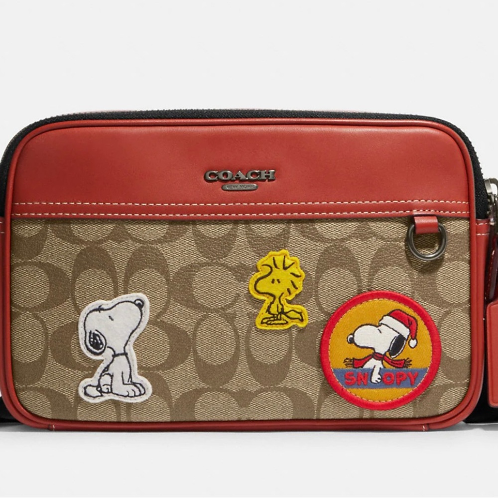 NWT Coach X Peanuts Graham crossbody